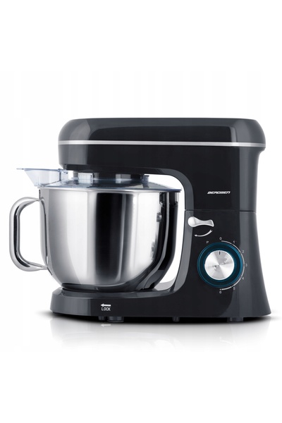 NO BRAND Robot de bucătărie cu mixer planetar 3 în 1, din oțel inoxidabil, 6 ...