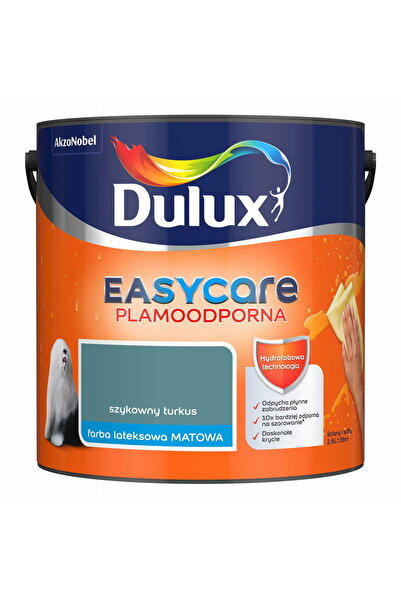 DULUX EASYCARE Vopsea Latex de Perete Chic Turcoaz Mat 2.5L