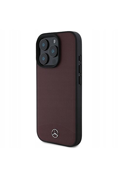MERCEDES Husă rezistentă din piele pentru iPhone 16 Pro, compatibilă cu MagSa...