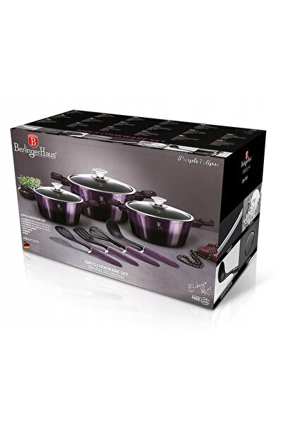 Berlinger Haus SET COMPLET DE OALE 10EL. Garnitură de gătit cu inducție și gaz