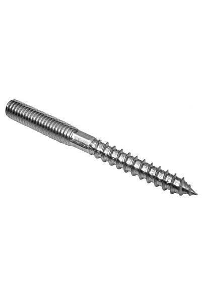 AWAX Șurub cu filet dublu zincat 8.0*300MM 100 bucăți - 502 D8*300