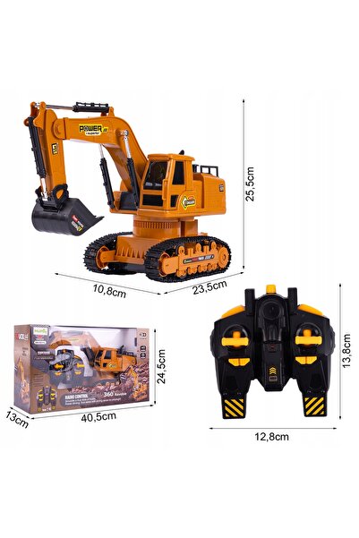 MalPlay EXCAVATOR CU TELECOMANDĂ CAMION VEHICUL DE CONSTRUCȚII MAȘINĂ AUTO RC NS