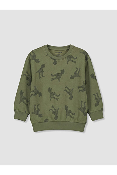 LC Waikiki Dinosaur Printed Boys' Sweatshirt 2-Pack