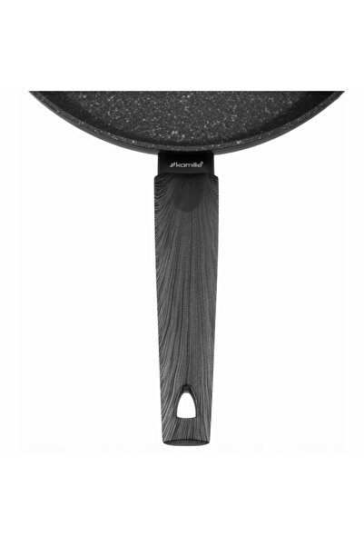 Kamille Tigaie tradițională de 30 cm cu strat de marmură antiaderent, compati...