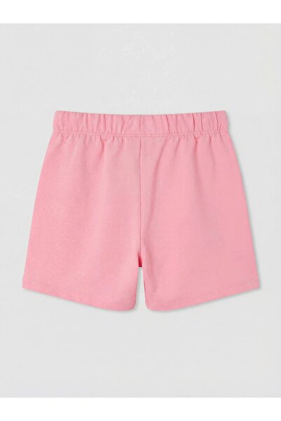 LC Waikiki Lcw Kids Ecru Glittery Floral Girls' Shorts Set - S6C142Z1-Swc