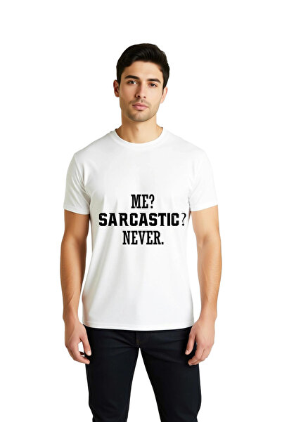 PayBuy Men's Graphic Printed Sarcasm Written Short Sleeve T-Shirt 100% Cotton...