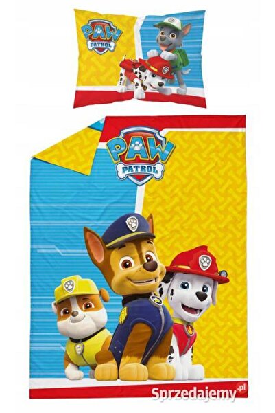 CARBOTEX Lenjerie de pat pentru bebeluși 100x135 + 40x60 Paw Patrol