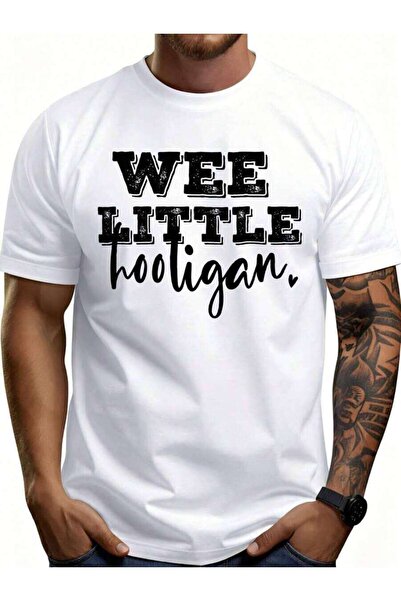 NOURAM Men's% Cotton Graphic-Shirt Breathable Soft Lightweight Wee Little Hoo...