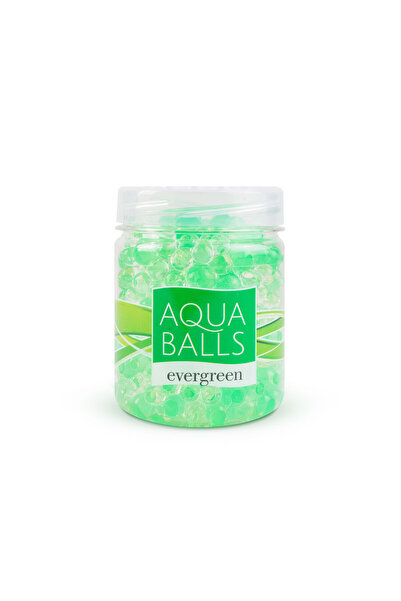 PALOMA Aqua Balls Evergreen Car Air Freshener, Scented Pearls, 150 g