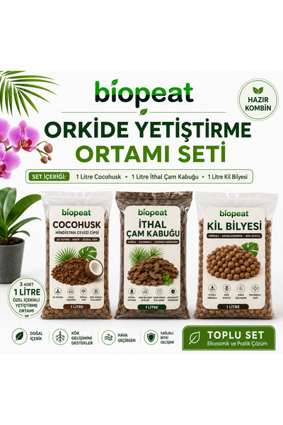 biopeat Orkide Yetiştirme Ortamı Seti
