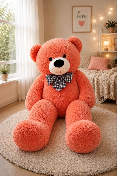 STORE24 140 cm Premium Plush Bear with Bow Tie – 100% Locally Produced Gift T...