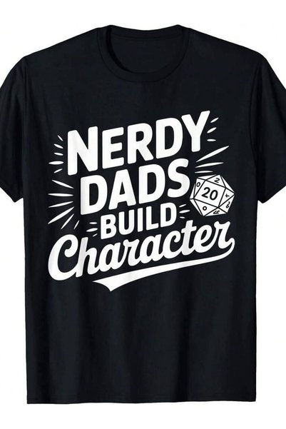 45 BPM Otaku Dad Creates Personality" قميص بطبعة "RPG Dice Father Humor Dad"