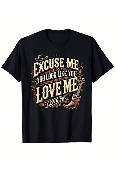 Astogria13 Excuse Look Like You Love Me Funny Retro-Shirt, Men's-Shirt - Summ...