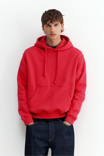 Pull & Bear Kapüşonlu basic sweatshirt