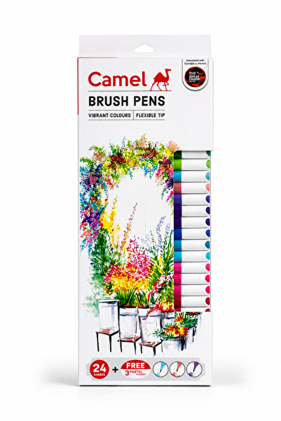 Camlin Brush Pen 24s