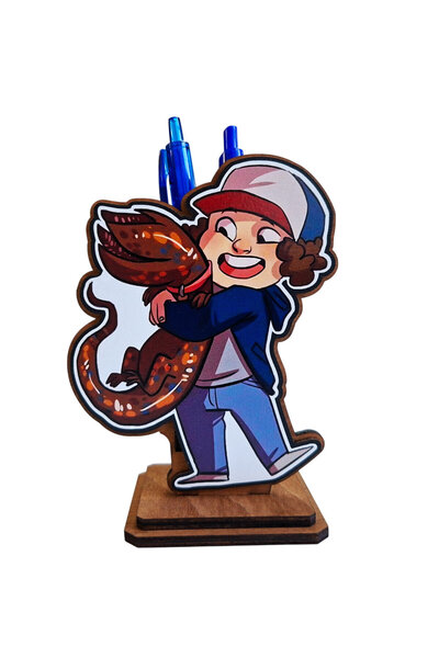 OEM Figurină Stranger Things Dustin Henderson, 13 cm, lemn