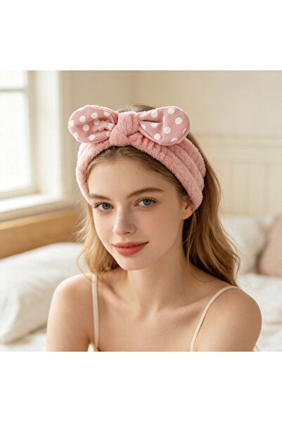 idei Bentită cosmetică plușată 18×6 cm, bentită elastică pentru spălare față ...