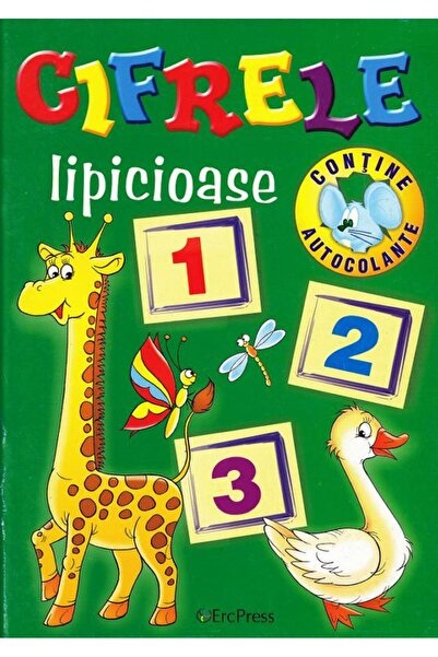 ERC PRESS Cifrele lipicioase (contine autocolante)