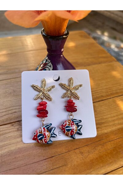 Generic Brand Sea Star & Fish Figured Dangle Earrings