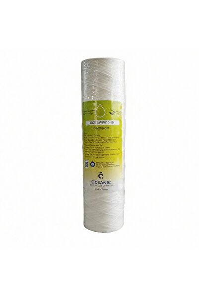 OCEANIC OCE-SWP010-10 COTTON WATER FILTER CARTRIDGE 10 INCH - 10 MICRON SEDIM...