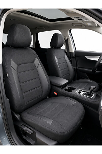 NewDeco Fiat Egea Cross 2020-2024 Uyumlu Premium Tay Tüyü Oto Koltuk Kılıfı A...