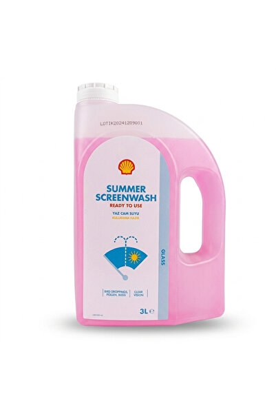 SHELL YAZLIK CAM SUYU 3L