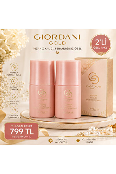 Oriflame Giordani Gold Woman Parfümlü Roll-On Deodorant