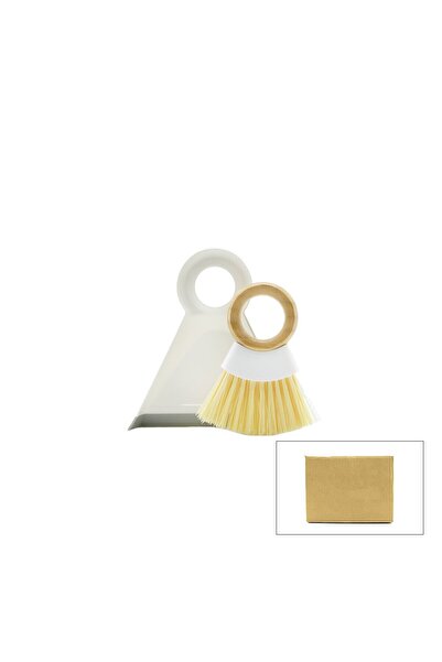 ibico İ21-126 Faraşlı ve Temizlik El Fırça Seti 18CMX16.5CM 2 Adet Plastik Ah...