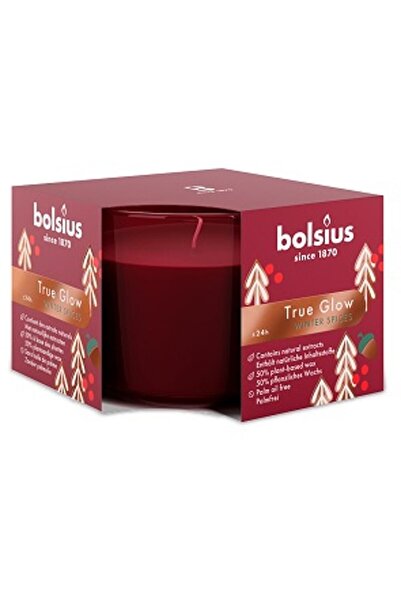 Bolsius Set 2 x Lumanare Parfumata in Pahar, Winter Spices, 24 Ore,