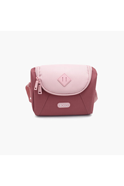 Roco Plain Lunch Bag for Girls 5-8 Yrs with Insulated Compartment