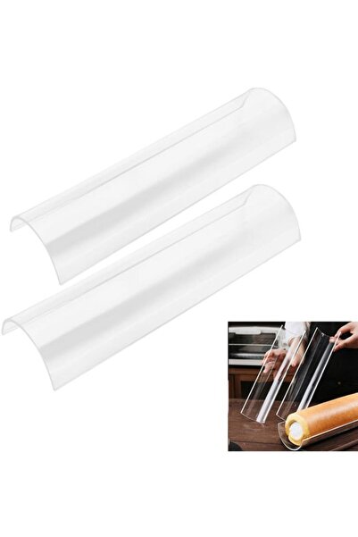 STARSTAR Acrylic cake roll mold set (2 pieces), U-shaped, transparent.
