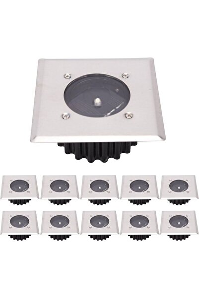 STARSTAR LED Solar Ground Lights 10 Pack, Outdoor Light, Street Light, Buried...