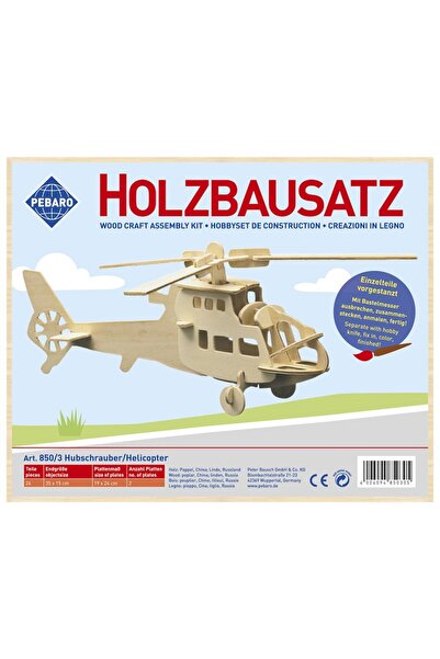 Pebaro 850/3, Kit constructie din lemn, elicopter, 24 piese