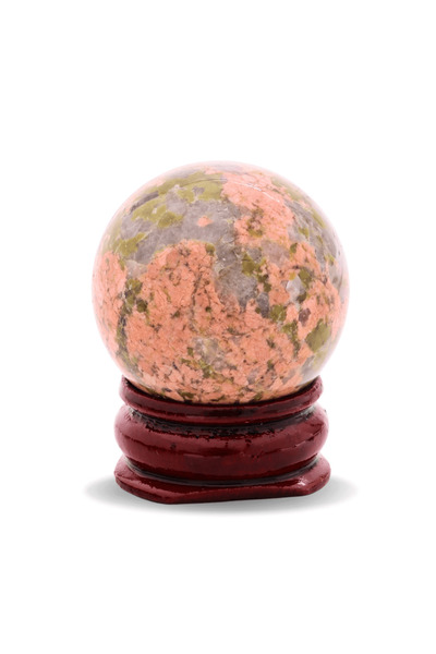 craftmystic Sfera din Unakite, 1 buc, 30-35 mm - Piatra Semipretioasa pentru ...