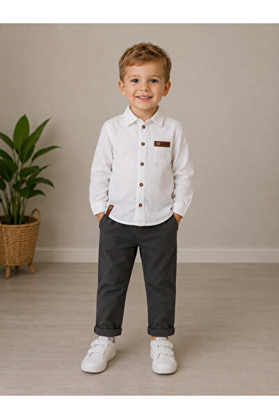 Arjen Boy's Shirt and Pants Set