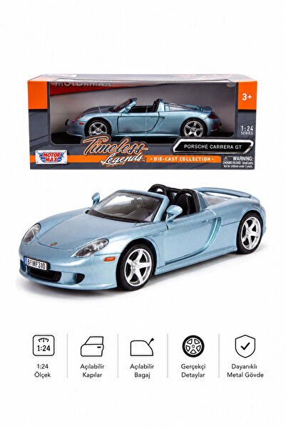 craftivio 1:24 Porsche Carrera Gt Metal Diecast Model Car with Openable Doors