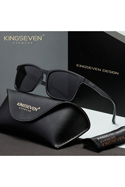 Choice5 نظارات شمسية KINGSEVEN سوداء ورمادية للرجال والنساء، مستقطبة ومضادة ل...