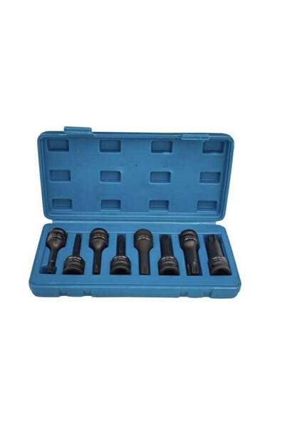 adler Set de chei tubulare de impact, 8 piese, 3510.12, 1/2 ", Oțel Crom-Moli...