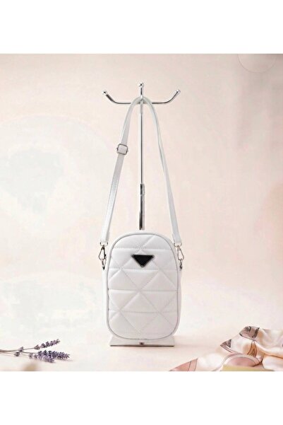 addy Quilted Patterned Vertical Multi-Purpose Phone Cross Shoulder Bag for Da...