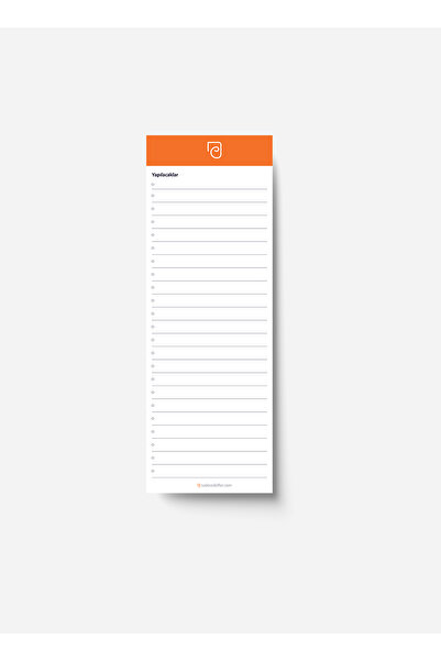 Genel Markalar To Do List Günlük Planlayıcı