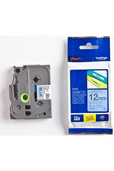 Brother TZE531 Label Tape 12mm Black on Blue