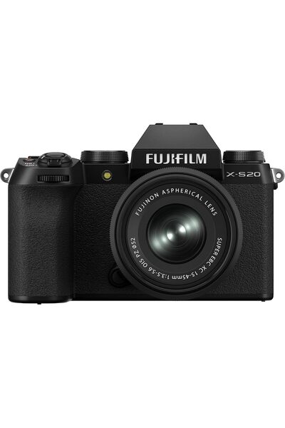 Fujifilm X-S20 Mirrorless Camera with 15-45mm Lens (Black)