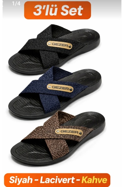 GEZER 3-Pack Men's Daily Cross-Pack Dowry Guest House Balcony Garden Beach Se...
