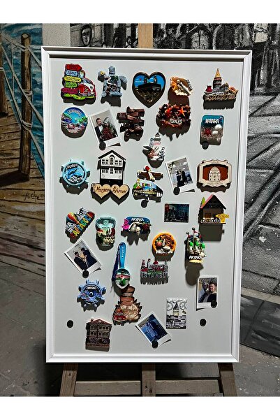YILDIZ TABLO 55x85 magnet beyazçerçeveli pano