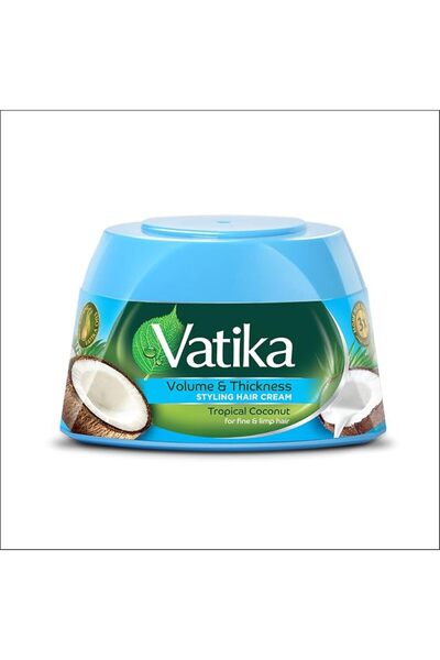 Vatika Ayurveda Vatika Naturals Tropical Coconut Styling Hair Cream 140ml | 3...