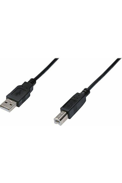 Digitus Καλώδιο USB 2.0 1,8μ. Τύπου Α-Αρσενικό σε Τύπου Β-Αρσενικό (AK-300102...