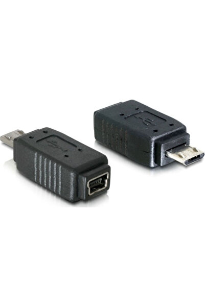 DELOCK Μετατροπέας micro USB αρσενικό σε mini USB θηλυκό 1 τεμάχιο 65063