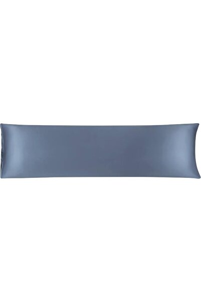 uxcell Body Pillow Cover 20x48 Inch Navy Silky Satin Body Pillowcases for Hai...