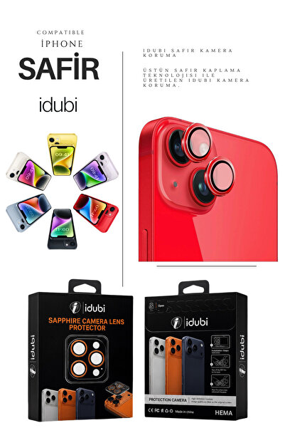 İPhone 14 Plus Uyumlu Safir Kamera Lens Koruyucu