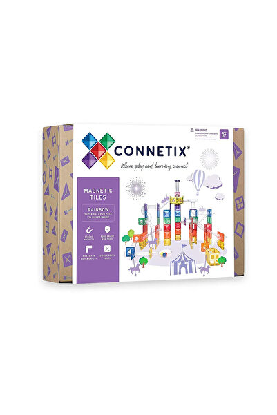Connetix Super Ball Run Pack Manyetik Bloklar - 134 Parça